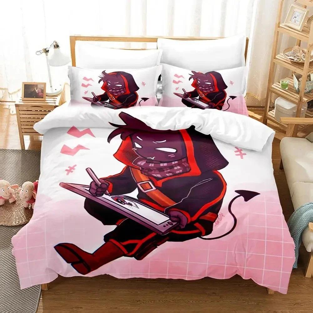 Warm SkinFriendly Anime Badboyhalo SMP Bed Size Boys Adult king Queen Quilt Comforter