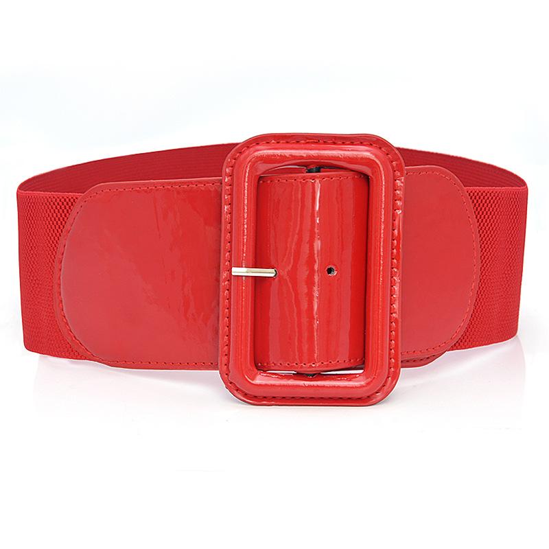Belt Women Waist Stretch Elastic Wide Buckle Ladies Dress Waistband Strap Casual