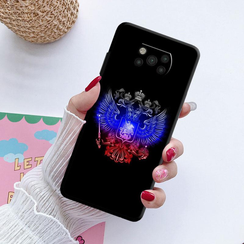 Russland Flagge Wappen Hülle Für Samsung Galaxy M12 M13 M52 M23 M32 5g M51 M30s M31 M33 M22 M31s M01 Silikon Rückseite Tpu Funda