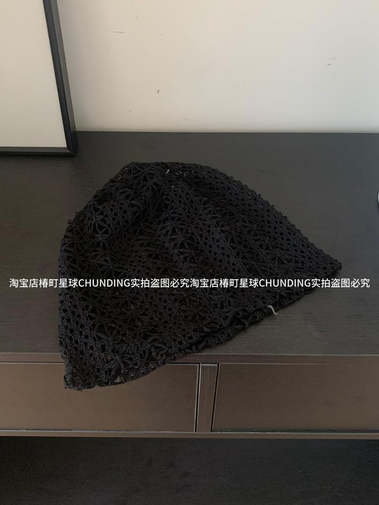 Cold Hat, Lightweight, Autumn, Breathable Toe Cap, Women's Spring and Summer, Hollow Design, Hand Hook, Big Head Circumference, Pile Cap