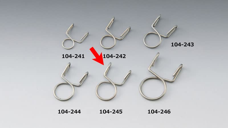 Kijima Bike Parts Hose Clip B Type 11mm 5 Pieces