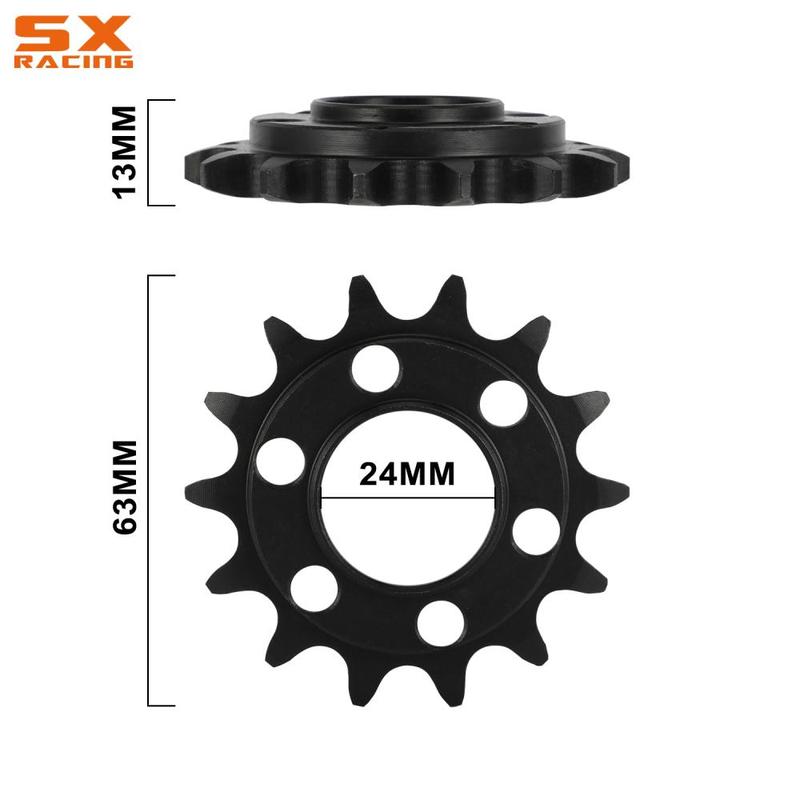 Motorcycle Parts Rear Wheel Widening Parts Chain Sprocket For SURRON Surron S/X SEGWAY X160 X260 Aluminum Electric Dirt Bike