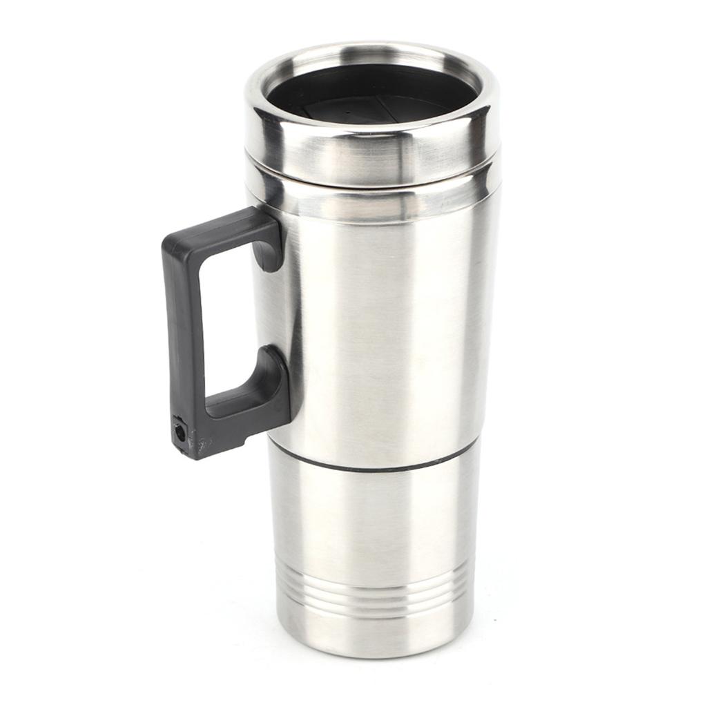 Car Electric Kettle Coffee Tea Water Heating Cup 12V 350ML+150ML