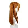 SCIONE Neon Genesis Evangelion Asuka Cosplay Wig Orange Twin Tails  Jaw Clip-in Wig
