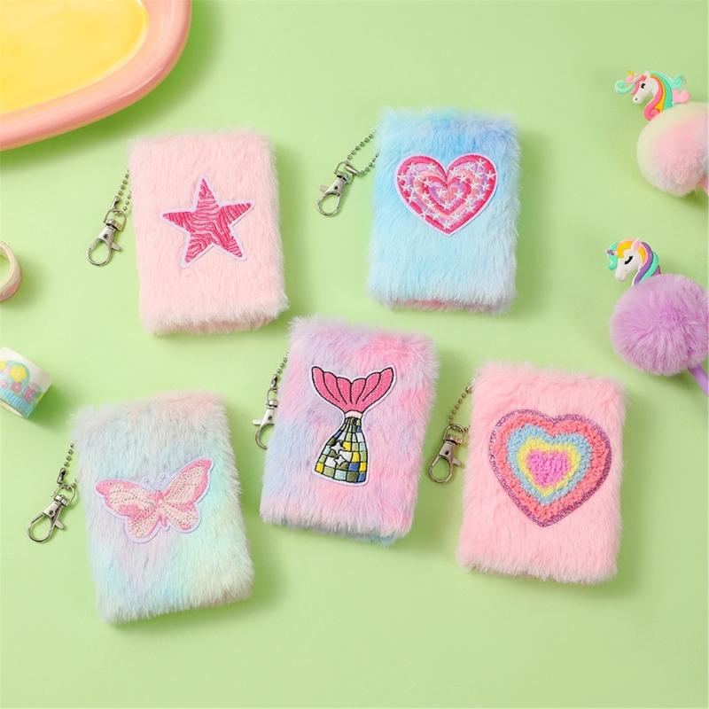 Mini Plush Writing Pad Ergonomic Pocket Notebook Recycled Paper Notepad For Office School Essential