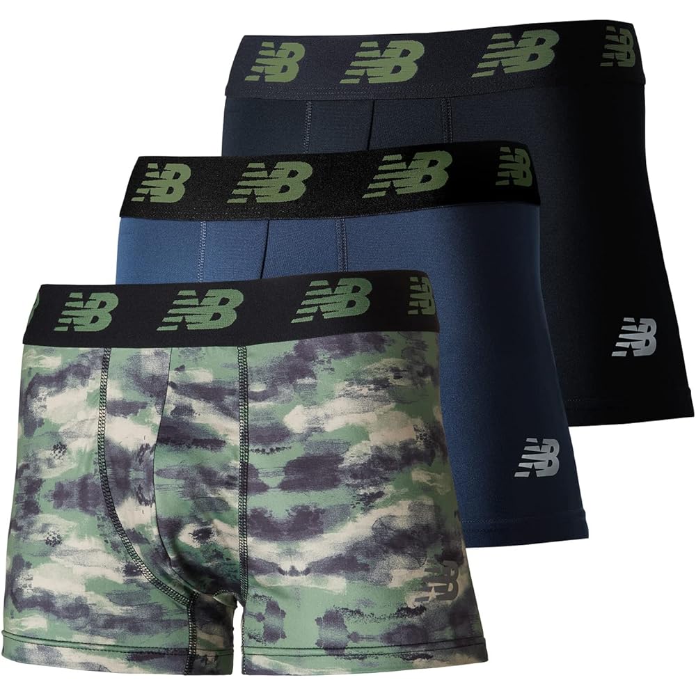 New Balance Premium Boxer Briefs 3 Inch Front Closure Quick Dry 3 Pack