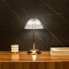 Fashon Nordic Style Table Lamp Dimmable 3 Colors Touch Control Lamp Cordless Acrylic Lampshade Gold Bedside Lamp Bedroom