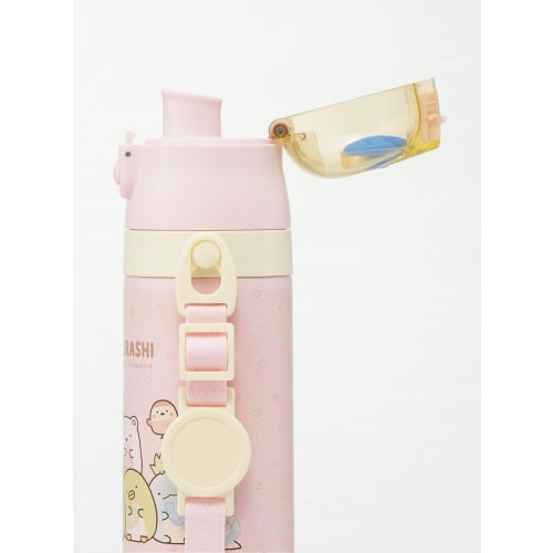 Skater Children's Stainless Steel Water Bottle 2-Way Direct Drinking 420ml Cup Drinking 350ml Sumikkogurashi Mole House Child-friendly Lightweight Typ