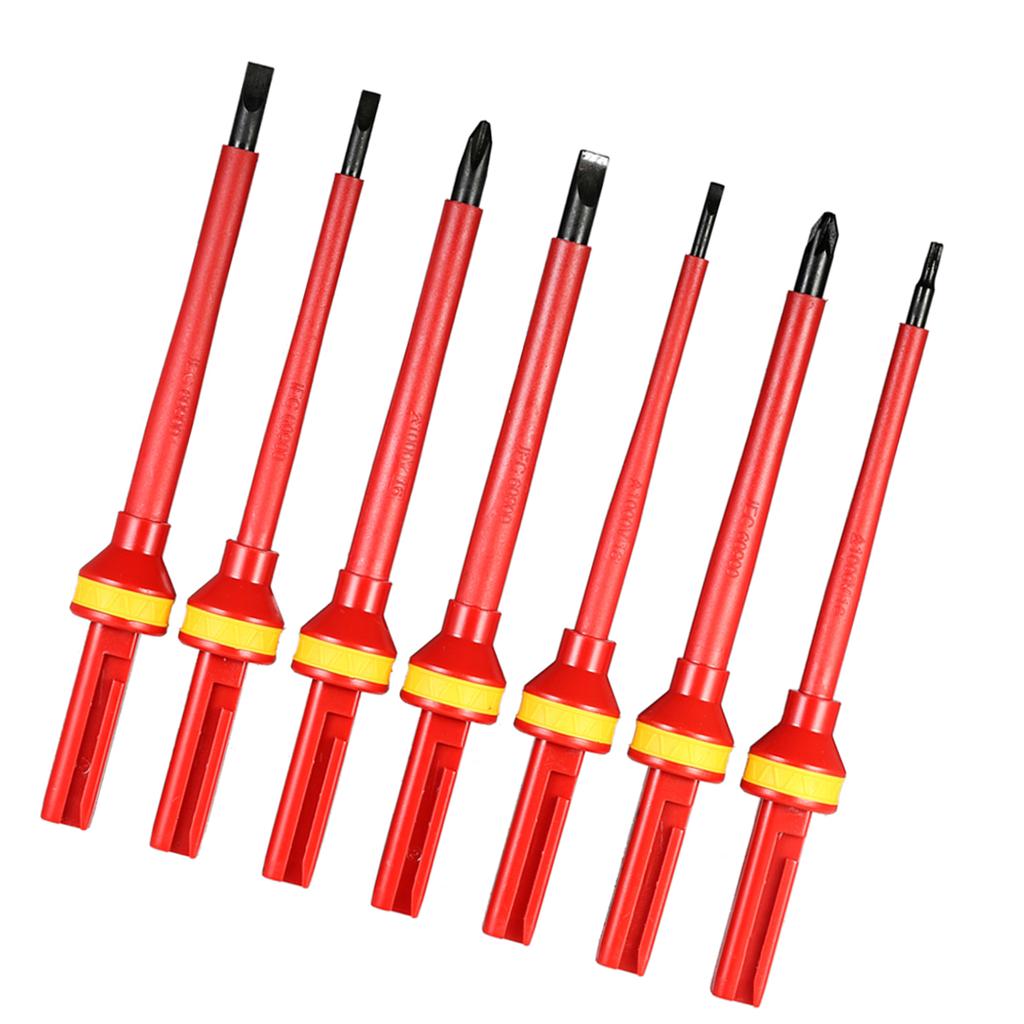 Screwdriver Set Insulated Strong Magnetic Bits Electrician Manual Repair Tools