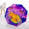 1pc Colorful Anime Character Outdoor Umbrella - Automatic Opening/Closing, Portable 3-Fold Design, 8-Bone Iron Frame, Perfect Gift for Fans, Trav