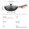 Chuidahuang 30cm Refined Iron Non-Coated Wok