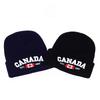 Autumn Winter Knitted Hats for Men Women Canada Letter Embroidery Cotton Caps Autumn Hat Casual Boy Cap Men Hats