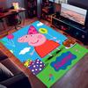 Custom personalization Peppa Pig Print Area Rug - Soft, Washable Non-Slip Indoor Mat,Living Room,Home&Office Decorative Rug