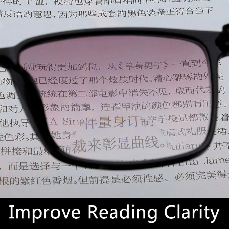 Fashion New Near Far Reading Glasses Unisex Computer HD Presbyopic Eyewear Men Women Gradient Bifocal Sunglasses Diopter +1.0+4.0