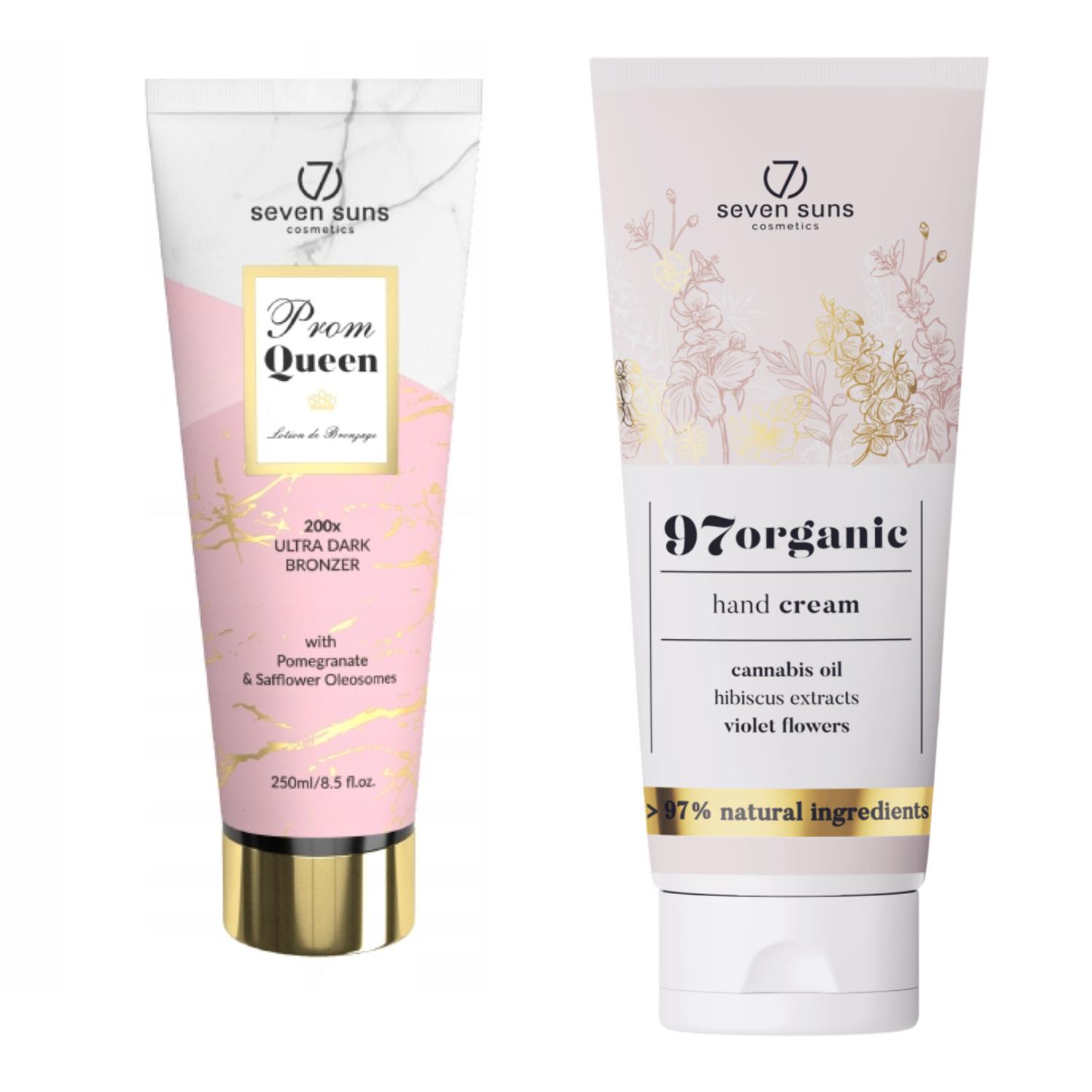7suns Prom Queen Ultra Dark Bronzer Golden Edition + Krem Do Rąk 75ml Gratis