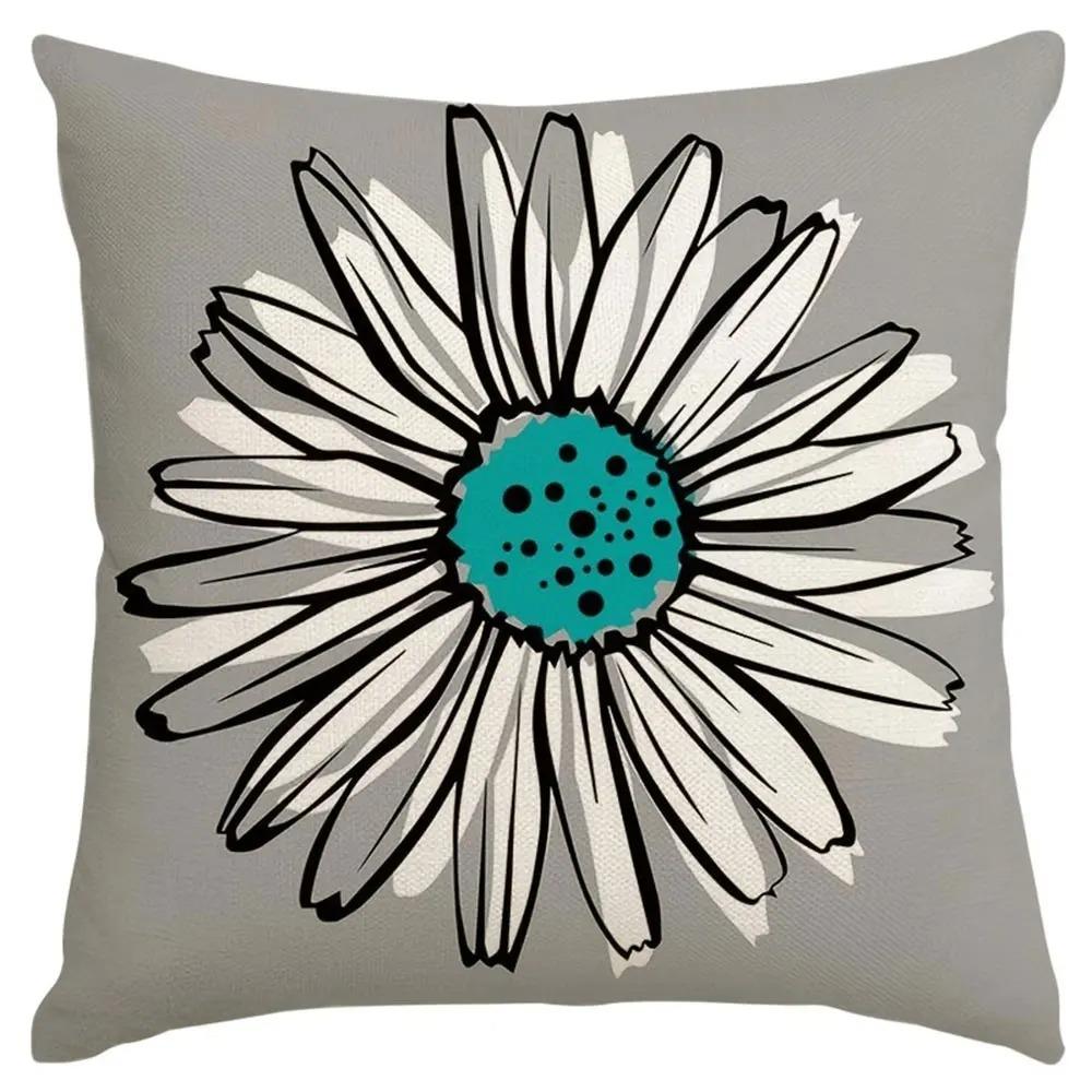Floral Patterns Pillowcases for a Stylish Home Pattern Cushion Cover Suitable for Sofa Bedroom Car Pillow Cover