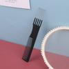 1×Barber Salon Double Sided Tooth Hair Comb Steel Needle Tail Comb Hairdressing