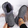 Ultra-Warm Winter Boots - Non-Slip Thick Sole,Boots with Arctic-Grade Insulation, Low Heel, Round Toe, Solid Color Minimalist Design