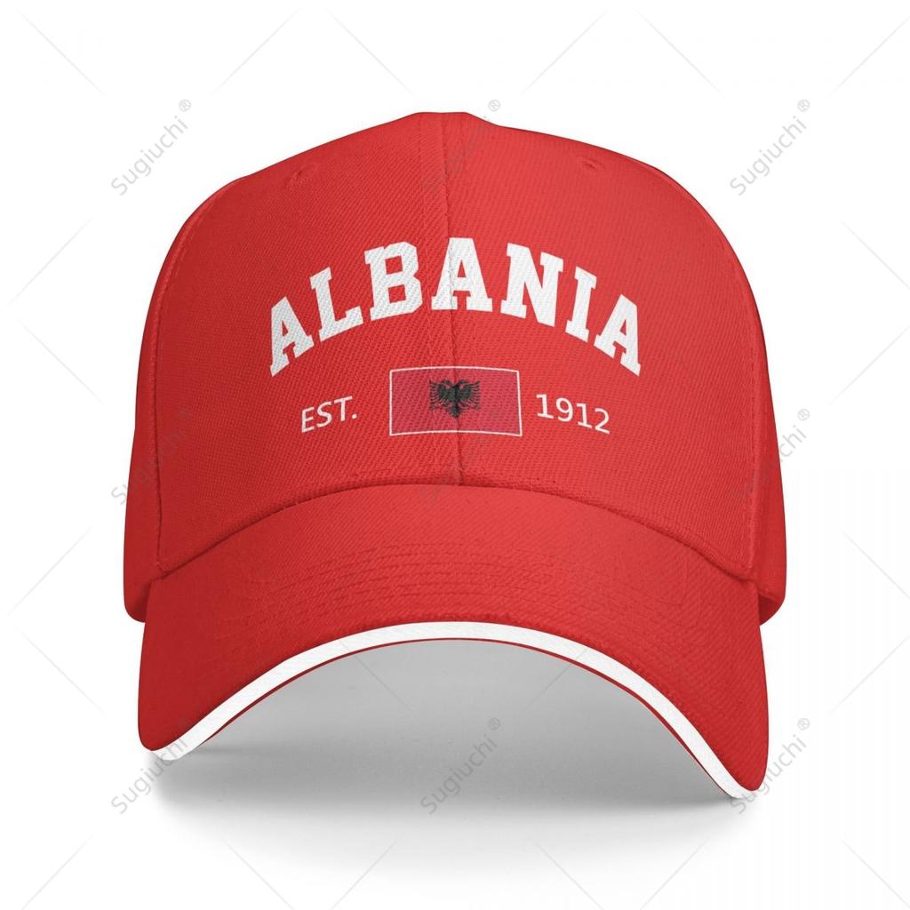 Baseball Cap Albania EST Independence Day Unisex Women Unisex Hip Hop Sandwich Caps Snapback Golf Hat Fishing