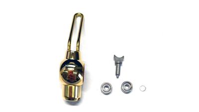 Bait Reel Parts Light Friction Line Guide Set BC62 Series and BC72 TRY-ANGLE (for Series, Gold)
