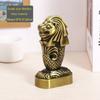 New Hot Merlion Model Metal Crafts Decoration Singapore Tourist Souvenirs World Landmark Building Model Office Decoration