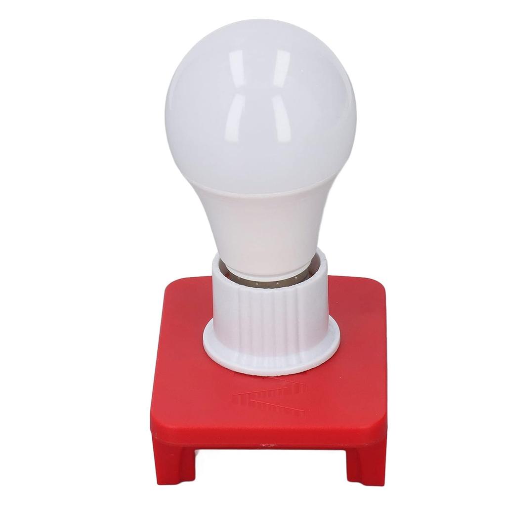 E27 Lamp Bulb with Battery Adapter LED Light Bulb for M18 18V Lithium Battery for Working