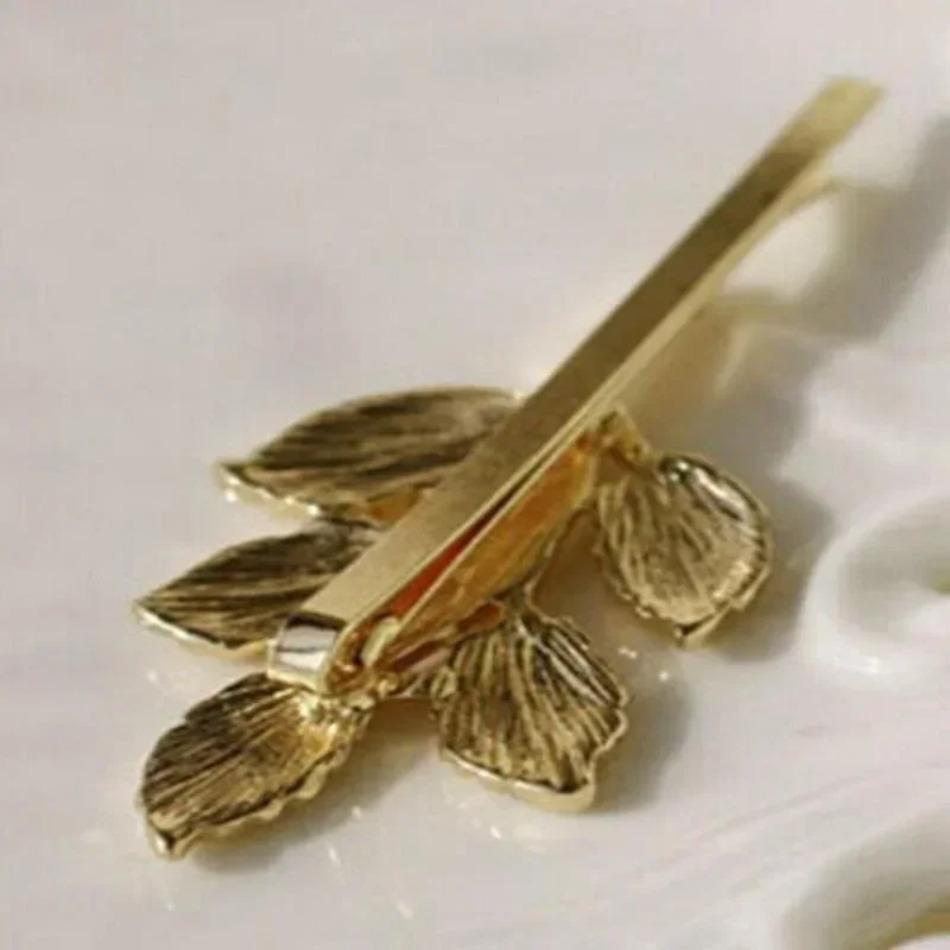 1 Pcs Leaf Olive Branches Fashion Wedding Hair Accessories Leaves Beautiful Bride Hairpin Side Folder Jewelry Hairwear
