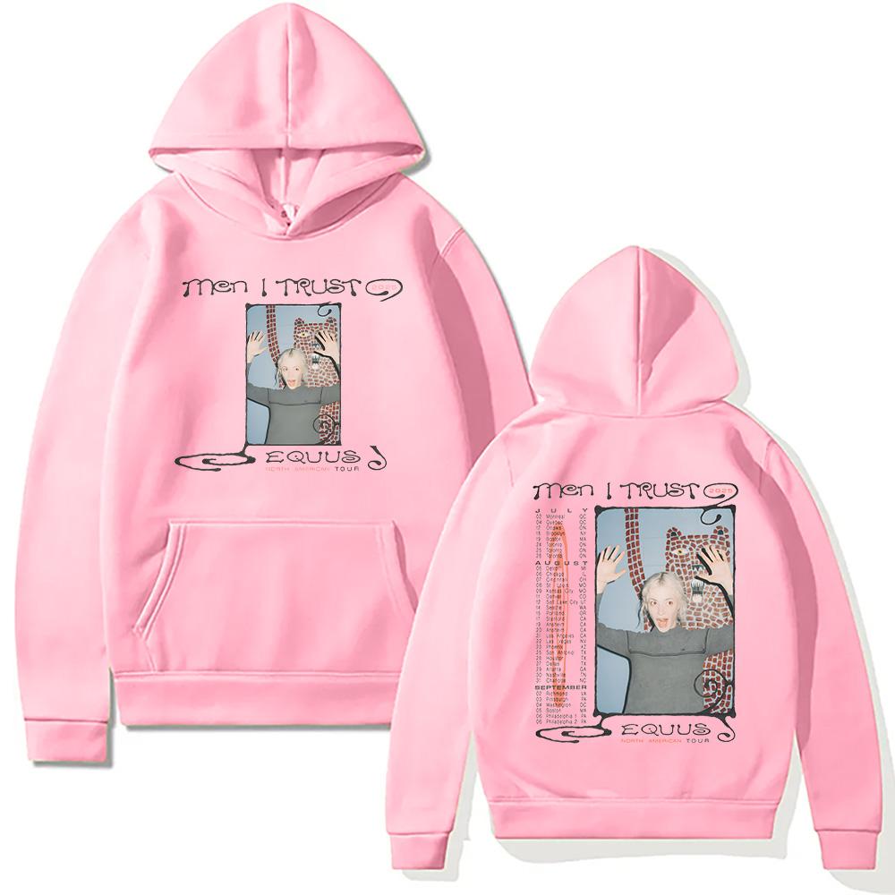 Men I Trust Equus Tour 2025 Hoodies Men I Trust Band Creative Harajuku Aesthetic Sweatshirt Unisex Y2K Soft Fleece Pullover