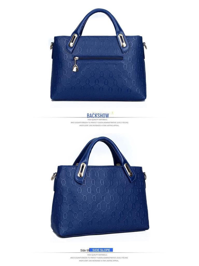 Letni, nowy, czteroczęściowy zestaw damskich torebek, zawierający torbę dla matki z dzieckiem oraz torbę na ramię z misiem.