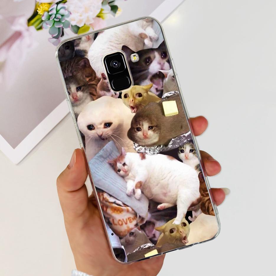 For Samsung Galaxy A8 2018 Case SM-A530F New Fashion Painted Cover Soft Silicone Phone Case For Samsung A8 Plus A8+ A730F Bumper