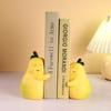 Charming Pear Resin Bookend for Home Decor: Bedroom, Living Room, or Wine Cabinet