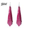 Detail-oriented Earrings 1 Pair Sequin Hook Geometric Design Long Statement