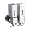 Single/Double Soap Dispenser Wall-mount Shower Bath Shampoo Dispenser Liquid Soap Container Bathroom Washroom Kitchen