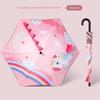 Children's Safety Umbrella, Anti-Rebound, for Girls, Elementary School Students, Dual-Use for Sun and Rain, Fully Automatic Folding for Girls and Boys