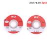 2Pcs 1.0/1.5/2.0/2.5MM 1.5M Welding Wires Desoldering Braid Solder Remover Wick Wire Welding Tin Sucker Repair Tool