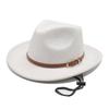 New Suede Upturned Edge Western Cowboy Hat Men's and Women's Outdoor Travel Hat Rolled Brim Ethnic Style Top Hat Felt Hat