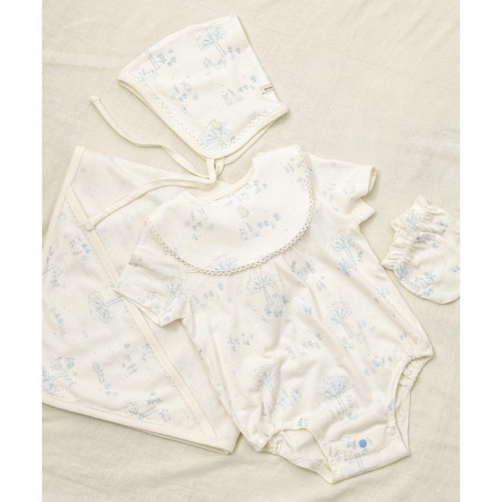 Bamboo Bebe Bodysuit Gift Wrapped Set 5 Piece Bamboo Fore Gift