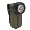 Clip On Flashlight USB Charging Multifunctional Motion Sensor RGB LED Magnetic Small Pocket Light for Hiking OD Green