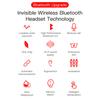 E6S Wireless 6D Stereo V5.0 Bluetooth-compatible In-ear Earbuds Sports Earphones with Mic
