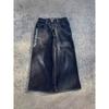 Street Hip-hop Casual Løse Y2K Rette Vide Ben Bukser Menn Amerikansk Retro Harajuku Mote Punk Oversized Jeans Kvinner