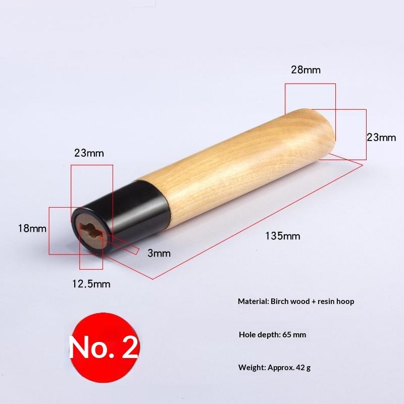 1 Piece Japanese Classic Octagonal For Diy Semi-Finished Handmade High Quality Wood Material Kitchen Knife Handle