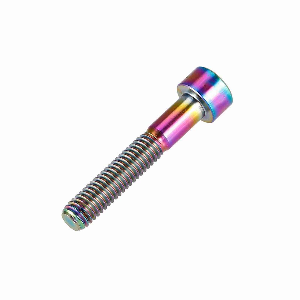 1pc Titanium Cycling Headset Stem M6 Thread Bolt Cycling Accessory (Colorful M640)
