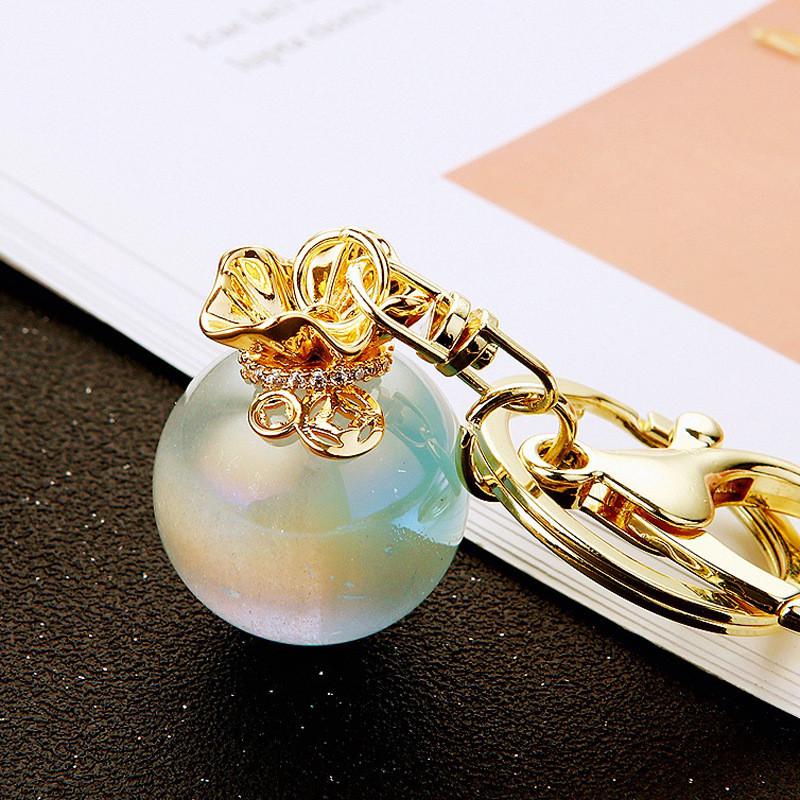 Colorful Lucky Jelly Bag Metal Bag Keychains Decorations Pendant Kids Gifts