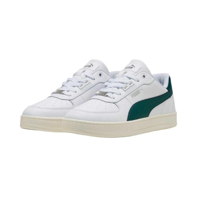 Puma Unisex Comfort Trendy Thin Sole Low Top Skate Shoes White 395016-17
