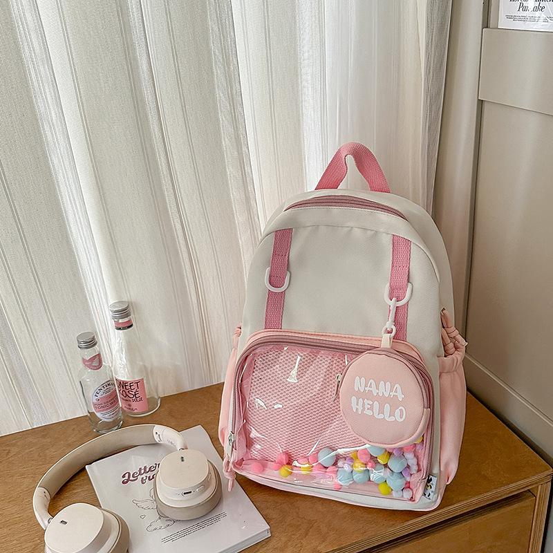 Junior High School Schoolbags  Female Pupils  High Capacity High School Students  New Lightweight Backpacks  Shoulder Bags.