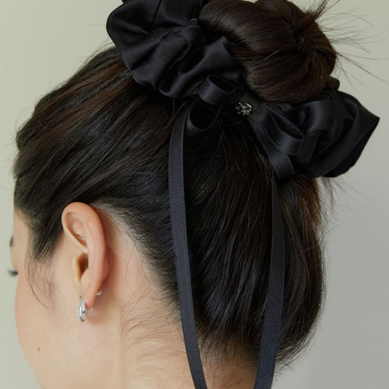 

TATIANA Ribbon Bouquet Scrunchie HB2242 BLACK
