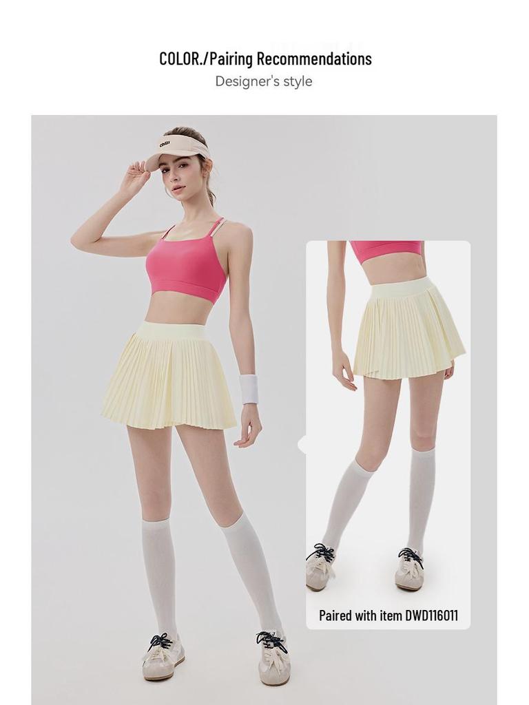 Women's Moisture-Wicking Sports Bra with Padded Straps - Quick-Drying Fitness Tank for Yoga, Pilates, and Tennis