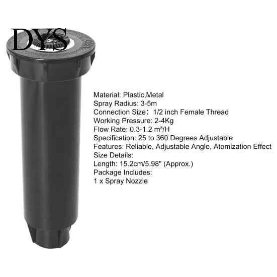 Sprayer Spray Nozzle Reliable Pressure-proof Metal Practical Portable Angle Adjustable Hose for Outdoor