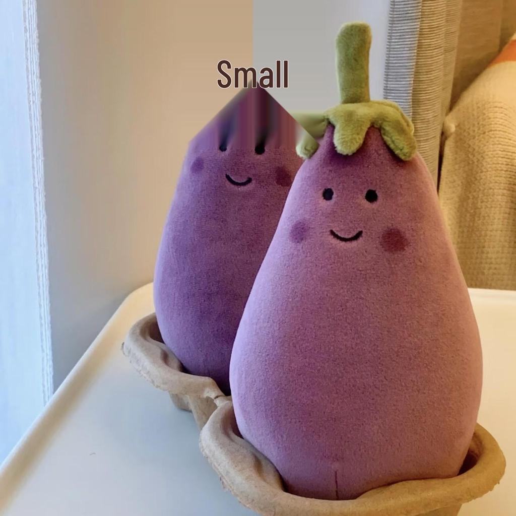Barcelona Eggplant Teddy Bear Plush - Purple Gift Doll for Girls' Birthday