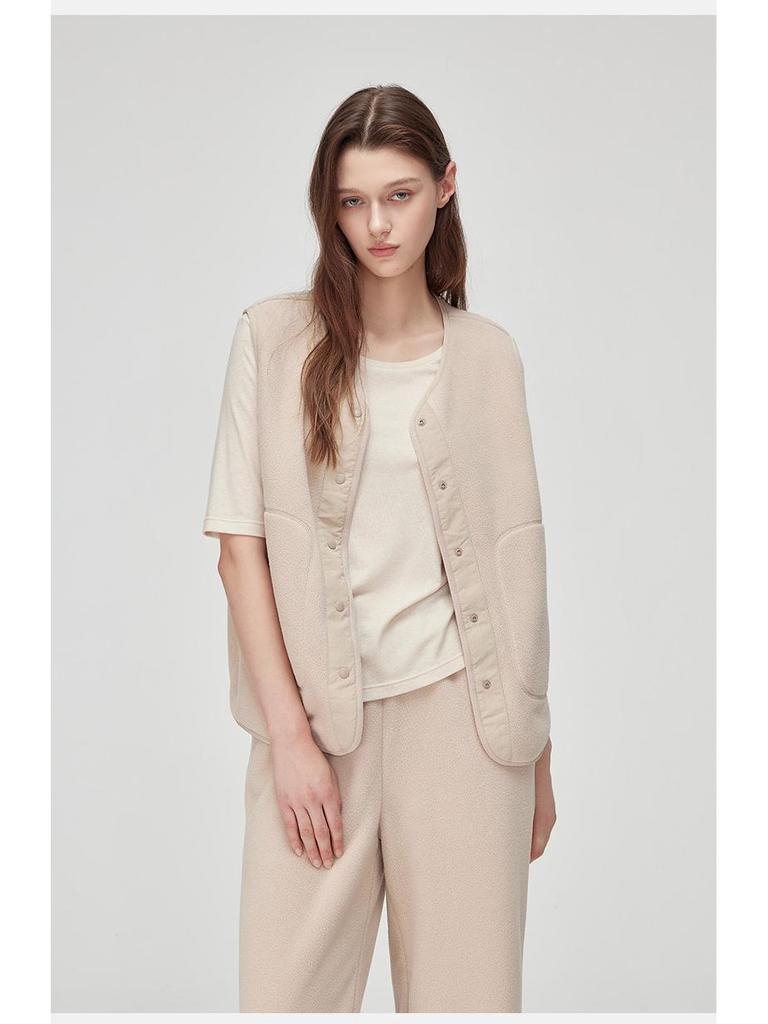 Autumn/Winter Fleece Windproof Vest: Warm Outdoor Windbreaker Cardigan